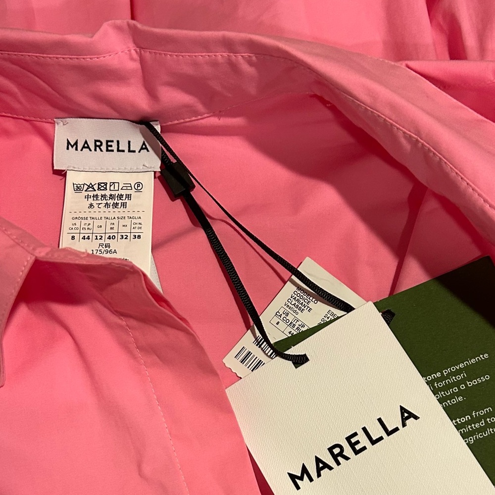 MARELLA Ebert Cotton Poplin 
Collared Shirt Dress - Picture 11 of 12